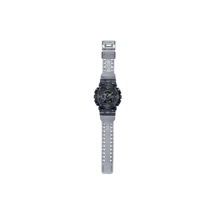 CASIO Men Liquid Crystal/Analog Dual Display Series 55mm Black Watch GA-110SKE-8ADR GA-110SKE-8ADR