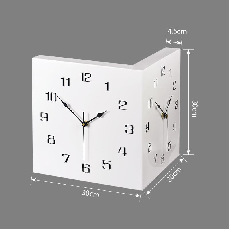 Modern Wall Clocks Large Living Room Wall Clocks Mechanism Silent Clock Corner Home Decoration Clock Digital Office Furniture