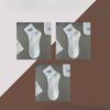 3 Pairs of Men's Spring and Summer Thin Pure Cotton Antiodor 7a Antibacterial Tube Socks