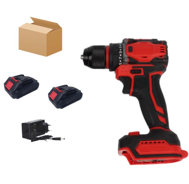 21V Lithium Battery Dual-Speed Hand Drill & Electric Screwdriver with Bit Set
