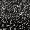 1 Black Background Matte Bed Sheet With Random Patterns, Bedroom Printed Bed Cover, Bedding (Excluding Pillowcases)
