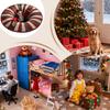3D Rug 3D Illusion Mat Christmas Decorations Round Quilted Holiday Bathroom Carpet For Kitchen Entryway Entrance Indoor Bathroom