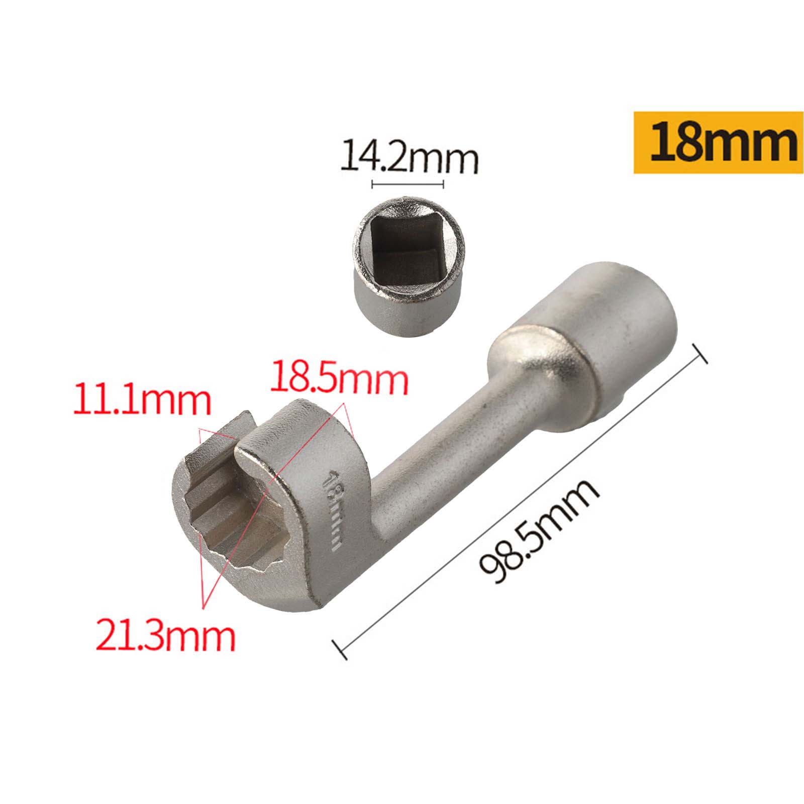

Automotive 1/2 Drive Diesel Socket Wrench Set for 12 14 16 17 18 19mm Sizes