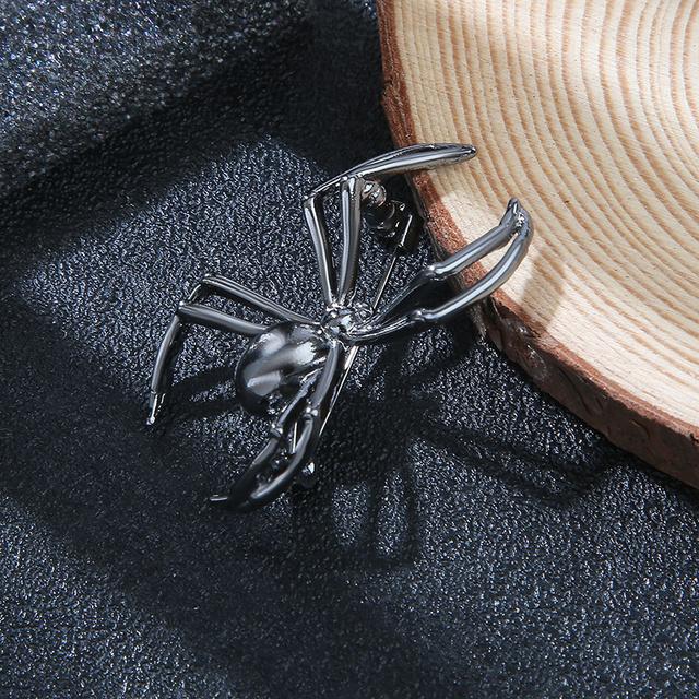 

Унисекс Забавная Индивидуальная Брошь Паук Модные Аксессуары Для Старшего Костюма Модные Модные Крутые Декоративные Корсажи чёрный