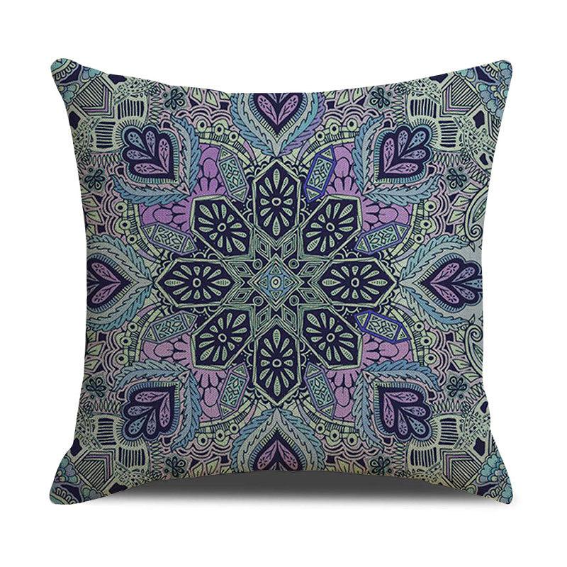 Pattern Printed Pillowcase Bedroom Sofa Cushion Cover Linen Pillowcase Geometric Nordic Style Side Sleeping