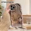 Phone Case: 2D Flat Design Suitable for iPhone 18 17 16 15 14 13 Pro Film Protective Case, Couple Style, Plush Little Bear, Christmas and Halloween Gi
