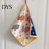 Towel Baby Soft Skin-touch 4-layer Comfortable Non-Irritating Cleaning Hand Skin Cotton Various Prints Face for Kindergarten Bathroom
