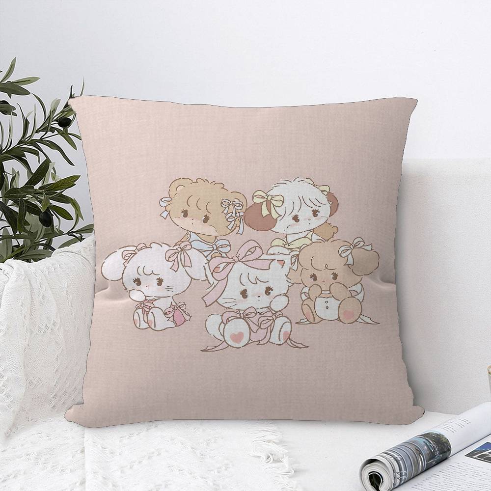 Cute MMikko IIllustrations pillow cover sofa cushion cover home room decoration children gift