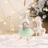 Princess Dress Xmas Tree Pendant with Wings Christmas Decoration Cute Christmas Angel Dolls  Home