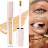 Liquid Eye Shadow Multifunctional Desert Rose Pearlescent Lip Gloss High Gloss Glitter Liquid Waterproof and Sweatproof Eye Shadow Stick