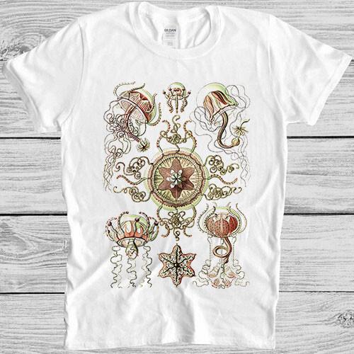 Trachomedusae Basimycete Ernst Haeckel Music Fashion Top Gift Tee T Shirt M948
