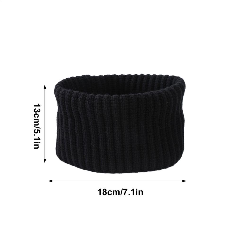 Neck Warmer Knitted Neck Scarf Warm Windproof Cervical Collar Thick Design Winter Scarf Men Women Collar Ring Scarf warm Mask