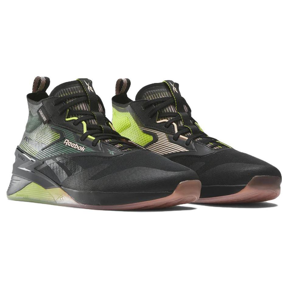Reebok Nano Unknown Comfortable Low-Top Training Shoes Unisex Sneaker Black Green 100074116