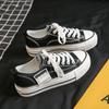 New solid color low-top casual platform canvas shoes spring girl, versatile muffin height increase