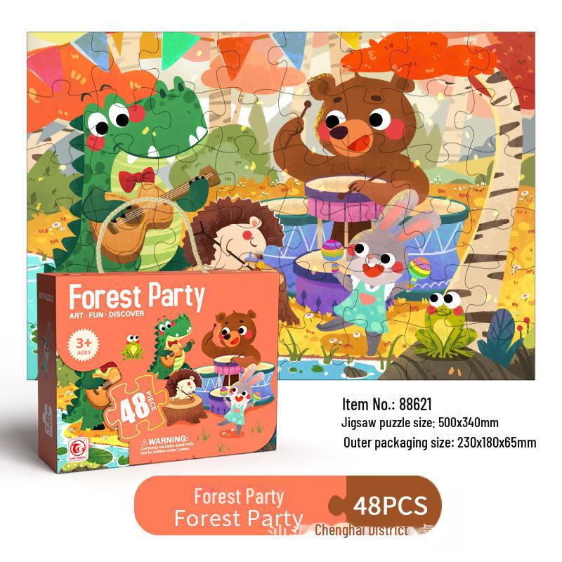 New Halloween and Christmas Children's Puzzle Educational Toys - Perfect for Baby Gifts, Birthday Presents, and Kindergarten Souvenirs.