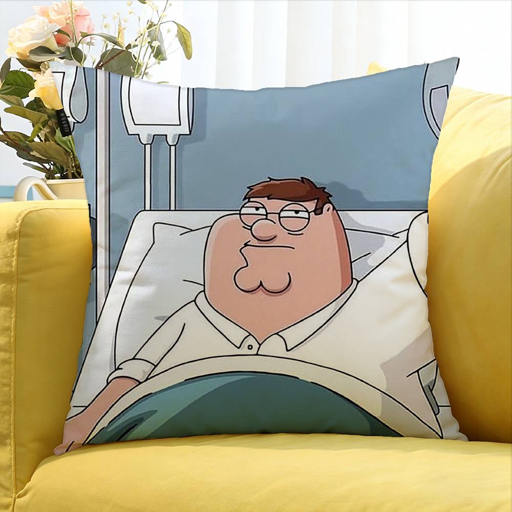 Guy PPeter GriffinS Various Sizes Square Pillow Case For Car Home Bedchamber Decor