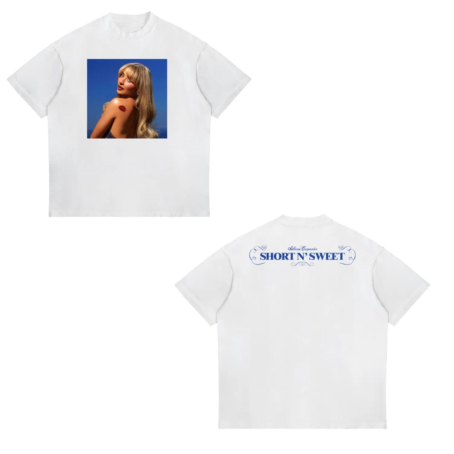

Sabrina Carpenter Unisexchild T Shirt Summer Cotton Womens Tshirt Short Sleeve Vintage Print Crew Neck Top Y2k Fashion Unisex Tee M