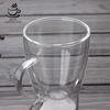 Double glass household cup high borosilicate glass coffee cup high temperature resistant juice cup water cup