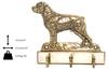 Rottweiler - Wieszak Na Klucze Z Psem, Mosiężny Uchwyt Na Psie Akcesoria, Elegancka Ozdoba Do Korytarza Marki Art-Dog
