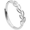 Copper Ring Leaves Classics For Women Wedding Engagement Jewelry Accessories Beautiful Shining Fashion Women Gifts