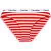 Striped Triangle Mid-Rise Comfortable Underwear Men Underwear Red D1618-W1G