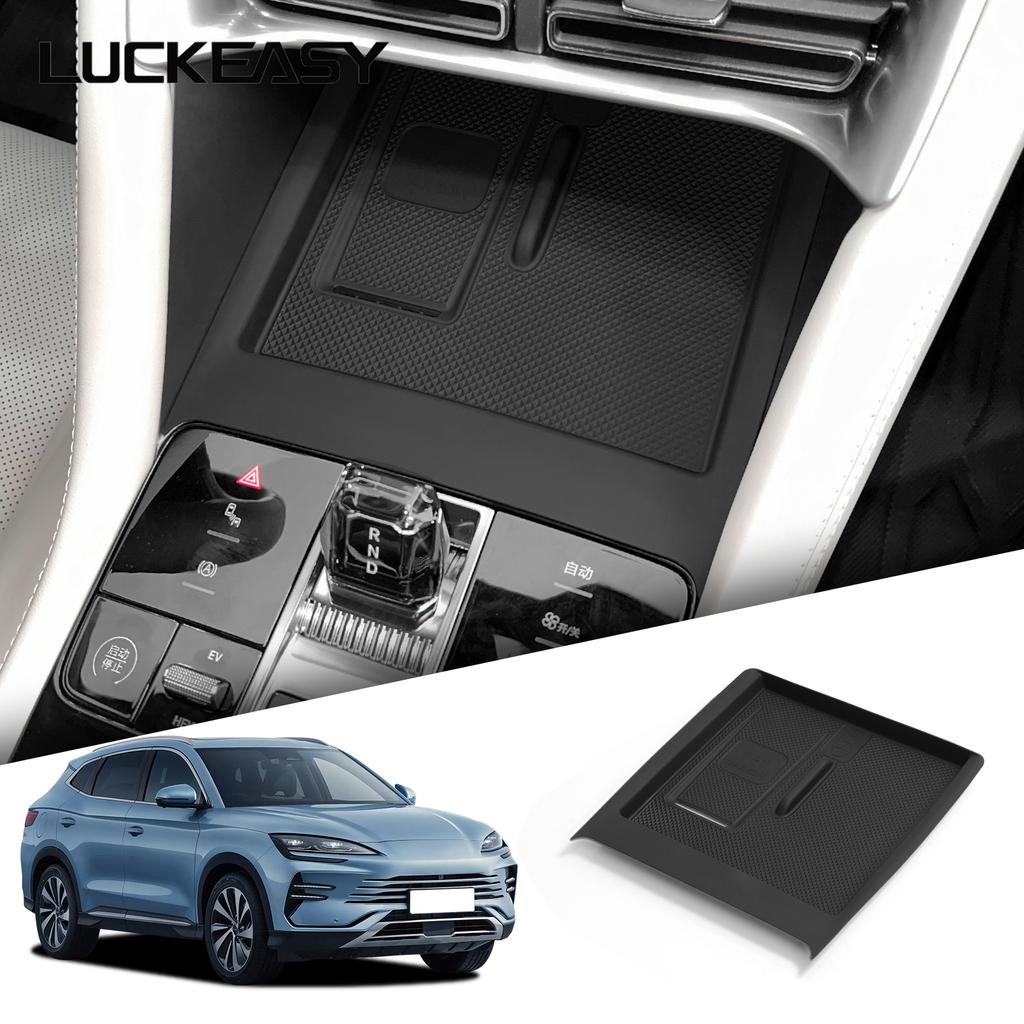For BYD Song Plus DMI 2026 Wireless Charging Pad Interior Accessories Non-slip Pad Car Phone Charger Mat Protective Mat
