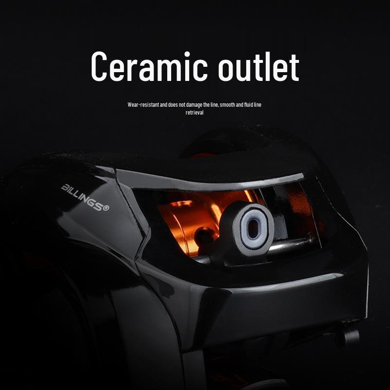 Explosion-Proof Baitcasting Reel: Metal, Versatile Lure Fishing Tackle for Long-Cast and Spinning, Sea Rod Compatible.