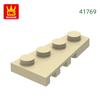 Non-Toxic 121Pcs/Lot 41769 2X4 Right Wedge-Shaped Building Block Moc Parts Compatible With Bricks Diy Children Toy Assembly Gift Box