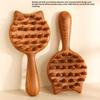 Sandalwood Scalp Massage Comb 28 Coarse Toothed Gua Sha Head Brush for Hair Growth Promoting Body Massage Home Use