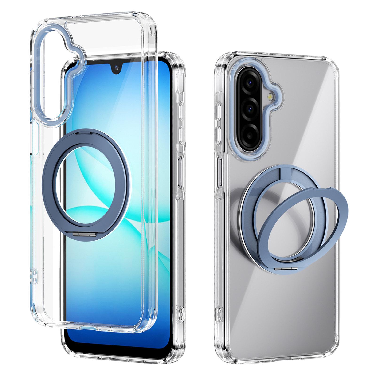 

ABEEL Q-LUCK For Samsung Galaxy A17 5G/4G Magnetic Case Rotating Kickstand Shockproof TPU + PC Phone Back Cover