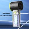 9W Portable Handheld Turbo Fan 100 Speeds Adjustable Personal Fan 4000mAh USB Rechargeable Fan Battery Operated for Travel Outdoor