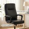 Office Chair, Ergonomic, PU Leather, Adjustable Height, Tilt, 360 Swivel, Black
