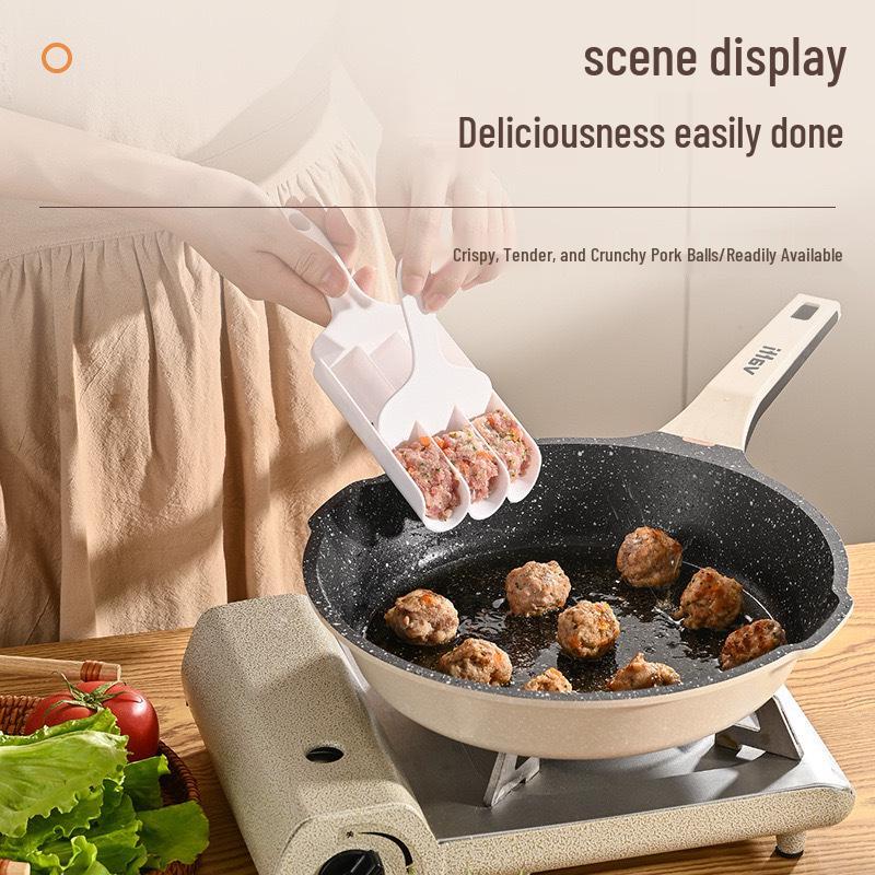Creative Kitchen 4-Section Meatball & Fishball Mold