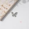 LZ16 Luxury Metal Butterfly Zircon Nail Jewelry