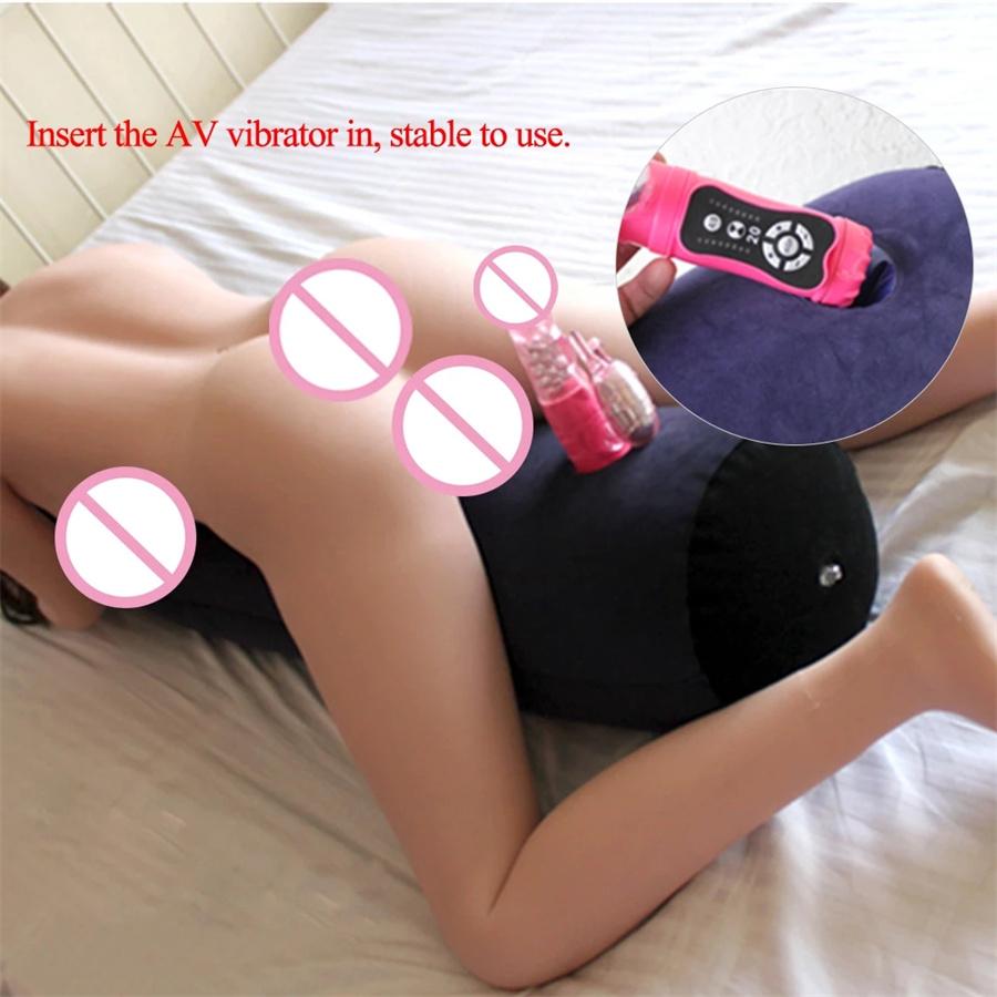 Magic Triangle Pillow Soft Comfortable Inflatable Sex Cushion Erotic Positions Wedge Pillow Adult Furniture Sex Toys For Couples