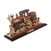 24TE Nostalgic Railway Train And Classical Car Model Wind Up Music Box with Base For Shelf Desktop Decoration Ornament Gift