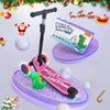 besrey Kick Kickboard for Kids 3 Wheel 3 Level Direction Rear Wheel Height Illuminated LED Easy to Birthday Pink Scooter, Kids, Scooter, Tricycle,