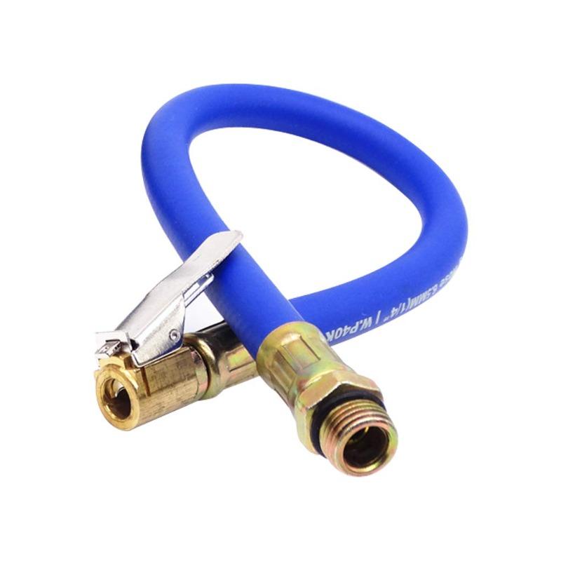 Voor Bandenspanningspistool met Verlengingsrubberen Slang Auto Motorfiets Fiets Reparatieonderdelen Luchtcompressor Opblaasslang