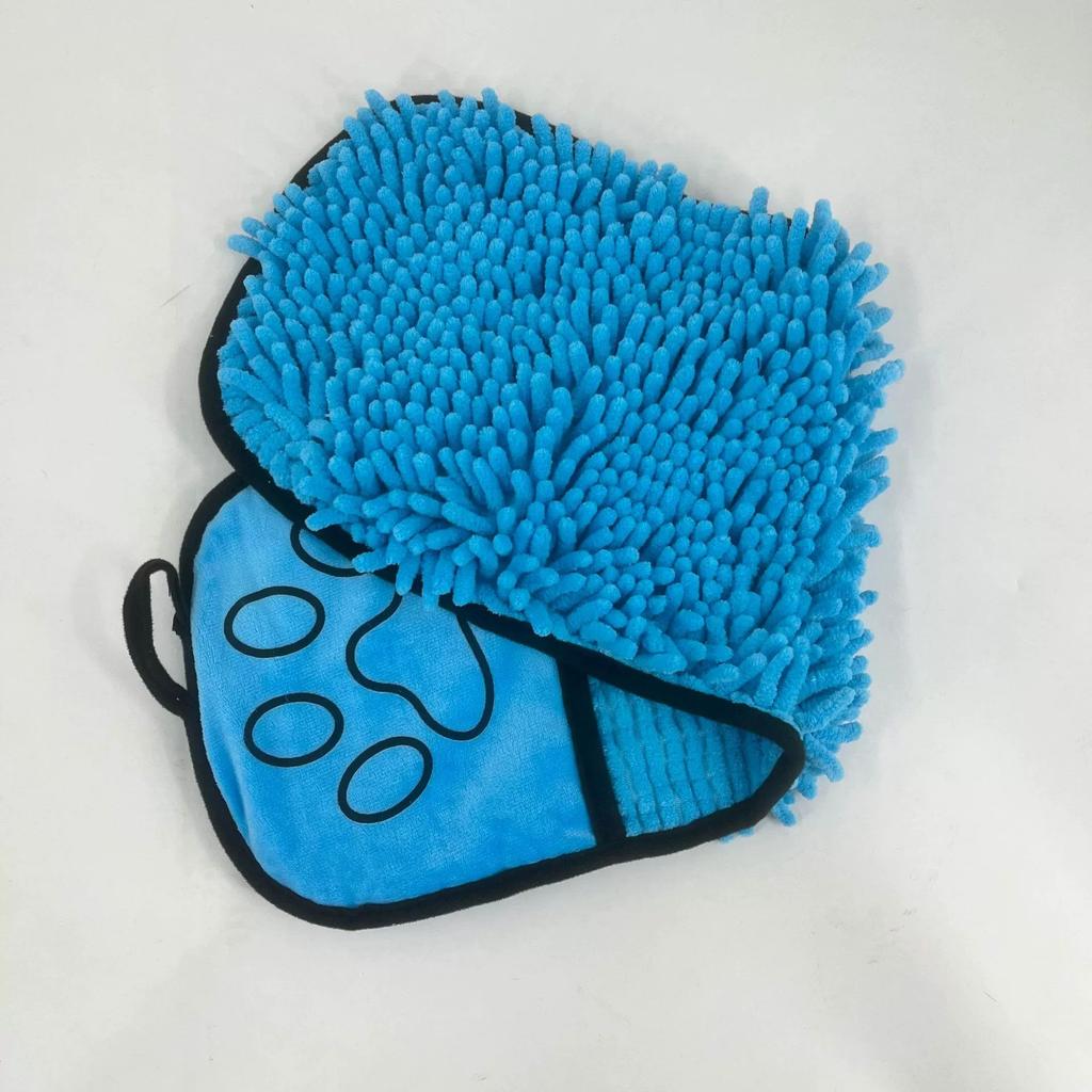 Super Absorbent Quick-Drying Pet Bath Towel Soft Bath Robe for Cats And Dogs Convenient Dry Cleaning Washcloth Dog Accessories