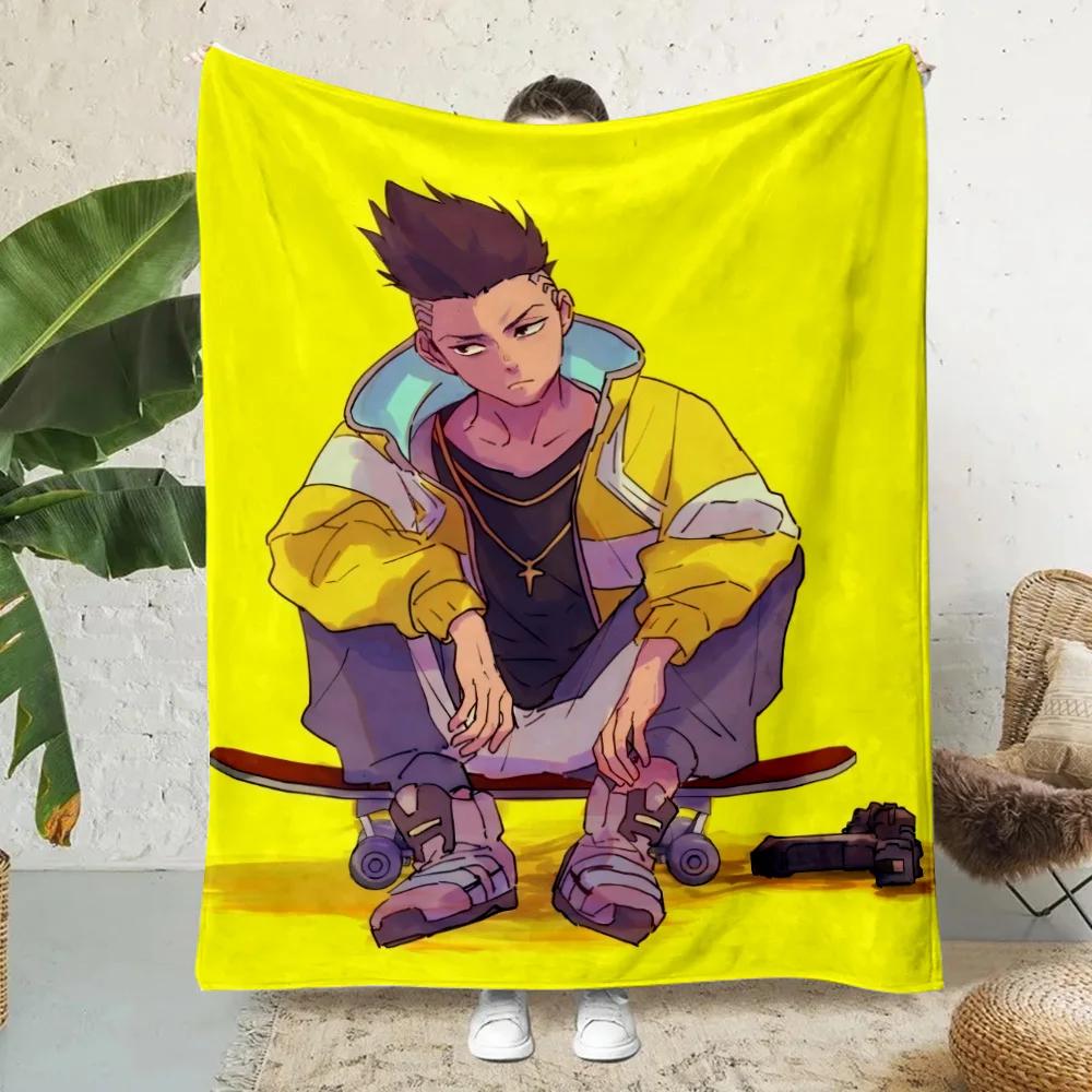 Cute Cartoon Rebecca Printed Picnic Blankets Warm Blanket Soft and Comfortable Blanket C-C-Cyberpunks-Home Travel Birthday Gift