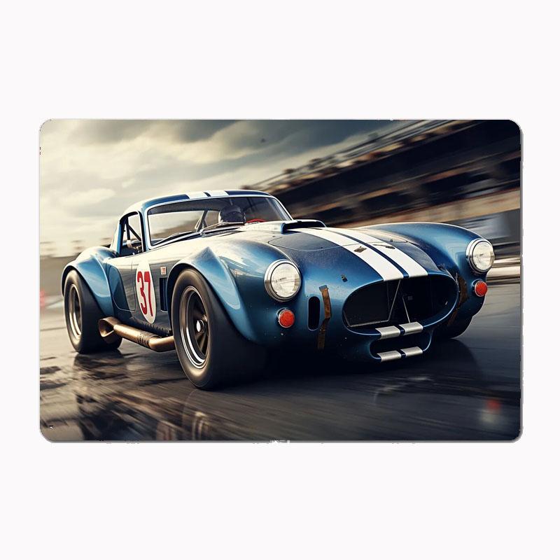 Shelby GT350 Boss Mustang Classic Cobra Racing Car Metal Poster Sign Club Mural Wall Art Plaque Tin Room Decoration Home Decor