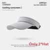 Summer Ice Silk Sun Hat With Adjustable Brim For Outdoor Running And Sun Protection
