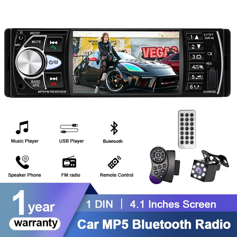 

Hippcron 1Din Car Radios 4 Auto Audio Stereo 4022D MP3 Player USB Car Multimedia Player FM Autoradio Support Rearview Camera