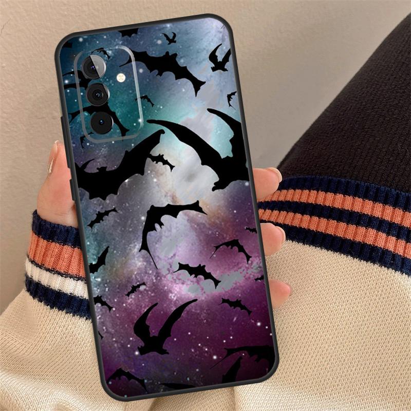 Vampire Bats Full Moon Halloween Case For Samsung Galaxy A54 A34 A14 A56 A36 A16 A06 A13 A53 A12 A22 A32 A52 A35 A17 A15 A55