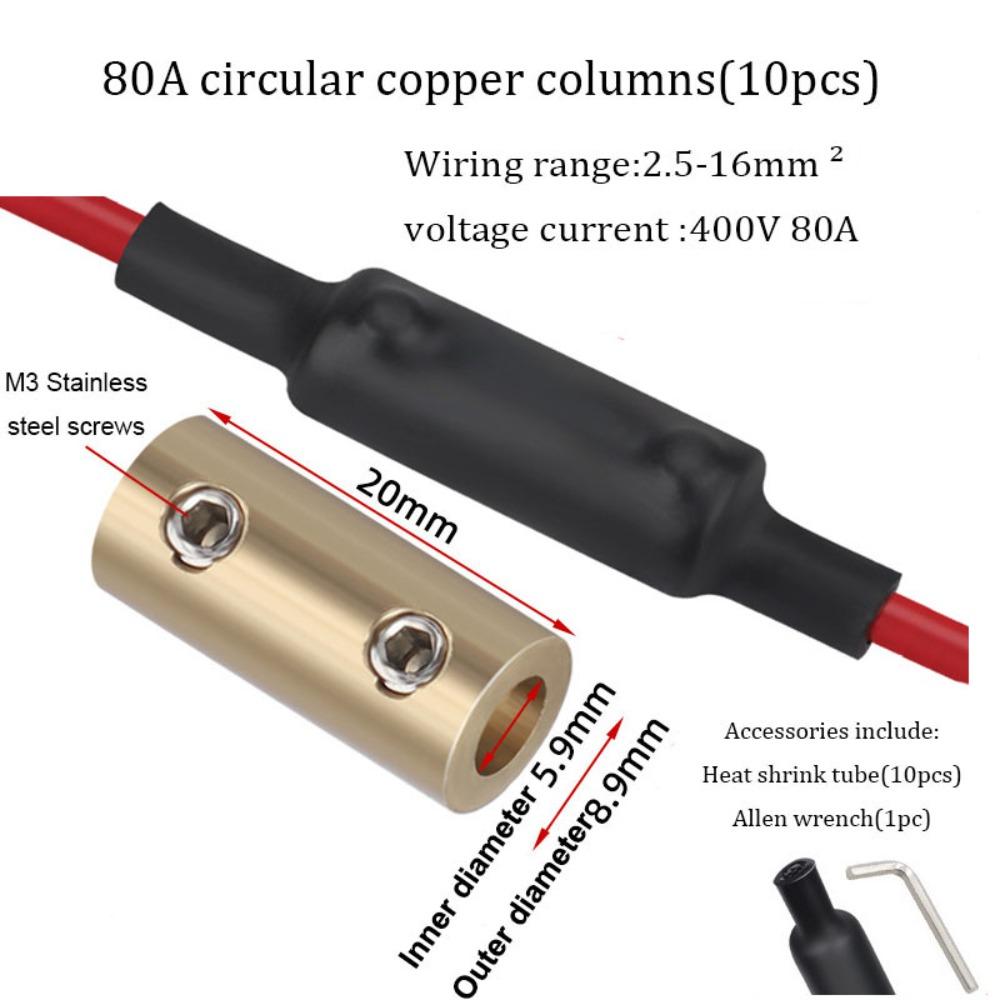 High Current Electrical Wire Connector 10/20/60A Wire Connector Nut Kit  Circuit Layout