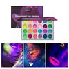 Luminous 24-Color Eyeshadow Palette: Shimmer, Glitter & Matte for Nightclub Parties