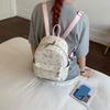 Schoolbag Cartoon Backpack Women's 1011 New Fashion College Student Printed School Bag Versatile Large Capacity Leisure Travel Backpack