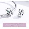 Korean Style S925 Sterling Silver Cute Fox Bead Accessory
