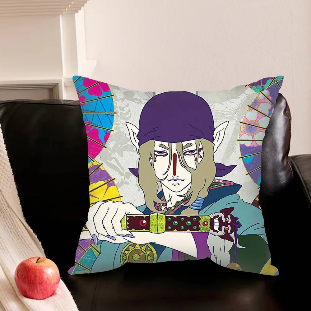 Tv Anime M-Mononoke Various Sizes Square Pillowcase For Car Home Bedchamber Decor