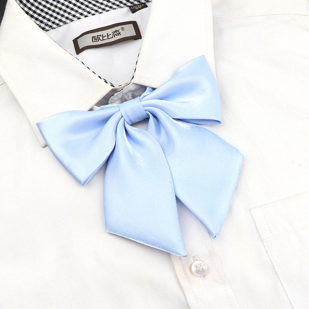Perfect Match Colorful Women‘S Shirts Bowtie Ladies Girl School Wedding Party Bowknot Pink Bule Black Classic Butterfly Knot Suits Accessories